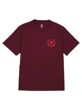 Camiseta Hombre Converse Retro Granate