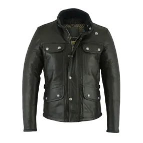 CHAQUETA DE CUERO MONTECARLO (Negro) - Controlador original