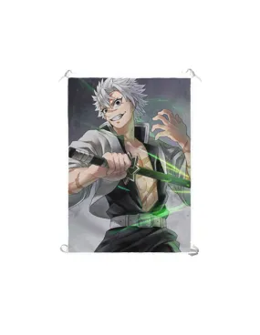 Estandarte-Bandera Demon Slayer Shinazugawa Sanemi (70x100 cms.)