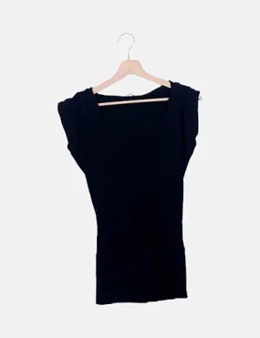 Inside Camiseta negra con capucha