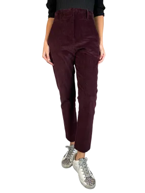 LALALOU Pantalón Etoile Burdeo