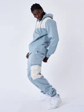 Pantalón de chándal de dos piezas con bolsillos