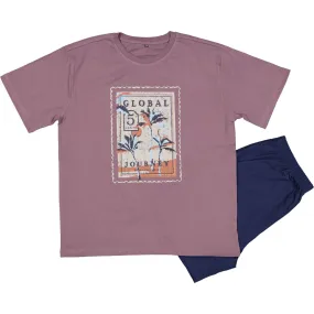 Pijama corto para hombre Manga corta