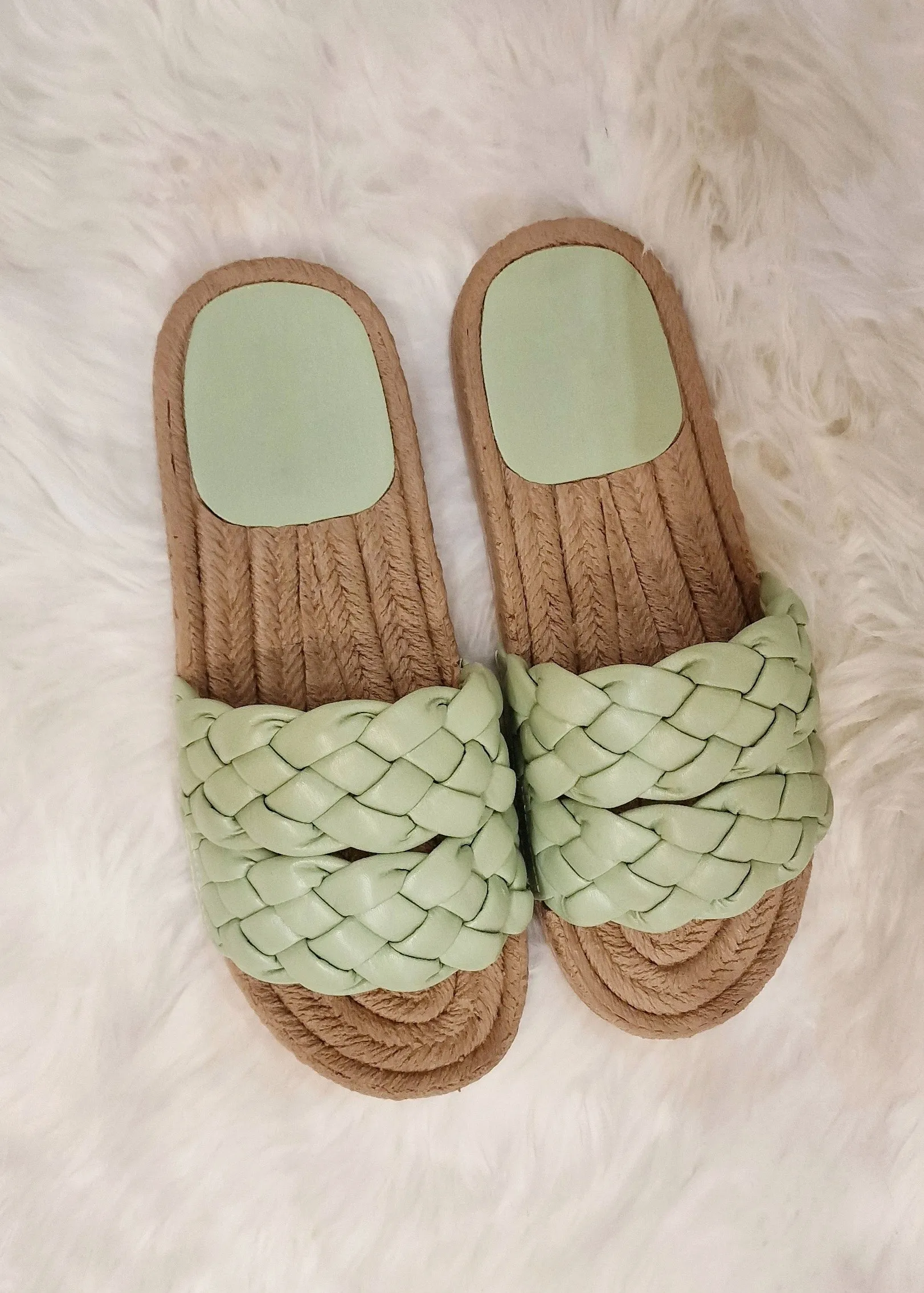 Sandalias de goma Menta