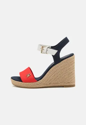 STRIPES WEDGE - Sandalias con plataforma