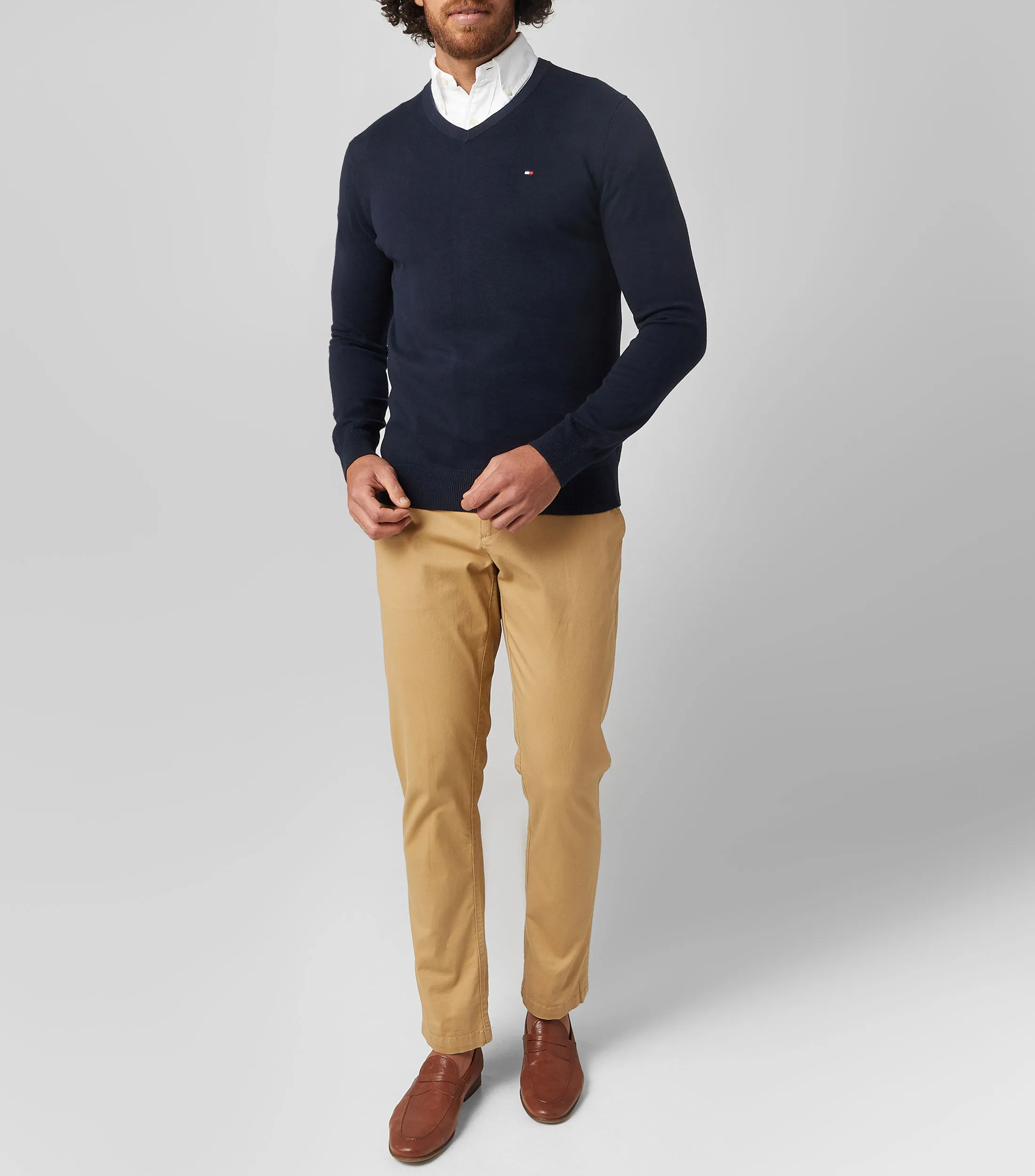 Tommy Hilfiger Suéter Cuello V Hombre